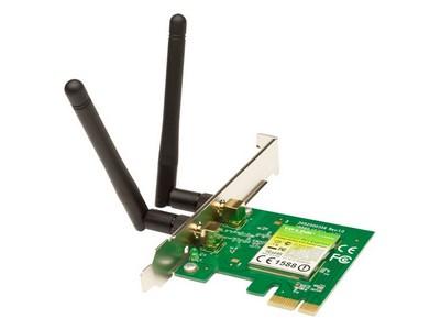 ADAPTADOR WIFI PCI-E TP-LINK WN881ND Wifi 300MBPS, 2400-2483,5GHZ, N, con 2 antenas de 2Dbi